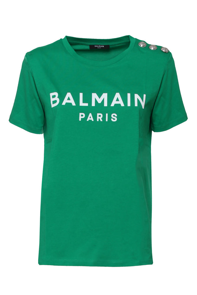 T-Shirt con Logo Balmain